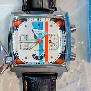 Men's Watch - Silver and Black